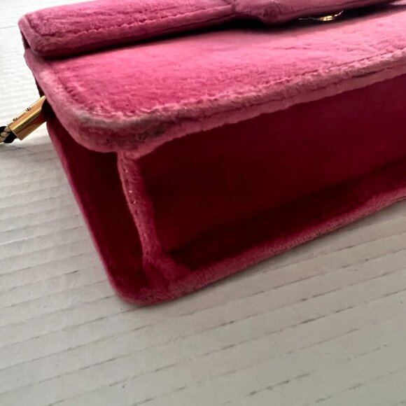 Gucci Square velvet pink mini bag - Picture 8 of 9